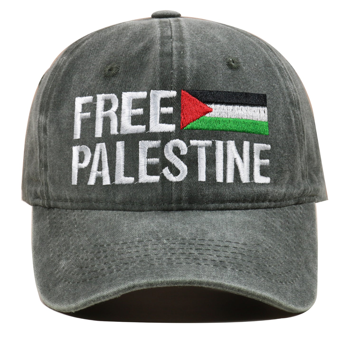 Cappellino da baseball ricamato, cappello da papà retrò free palestinese