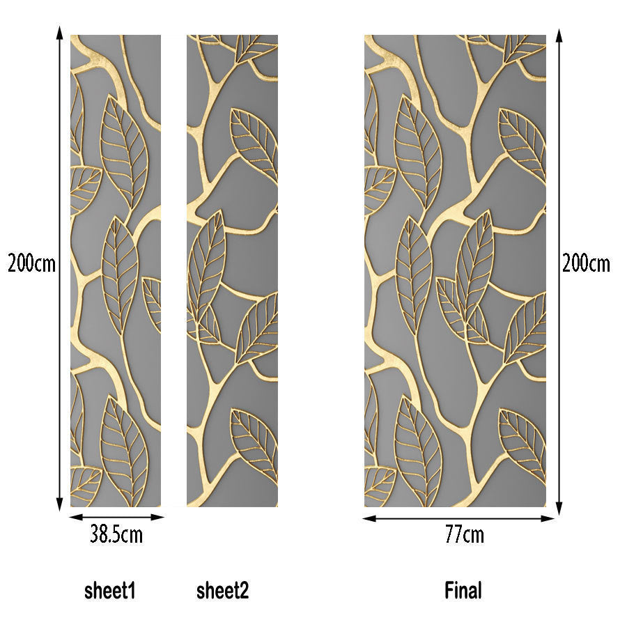 Adesivi per porte in 3D