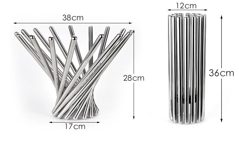 Piatto da frutta in acciaio inossidabile