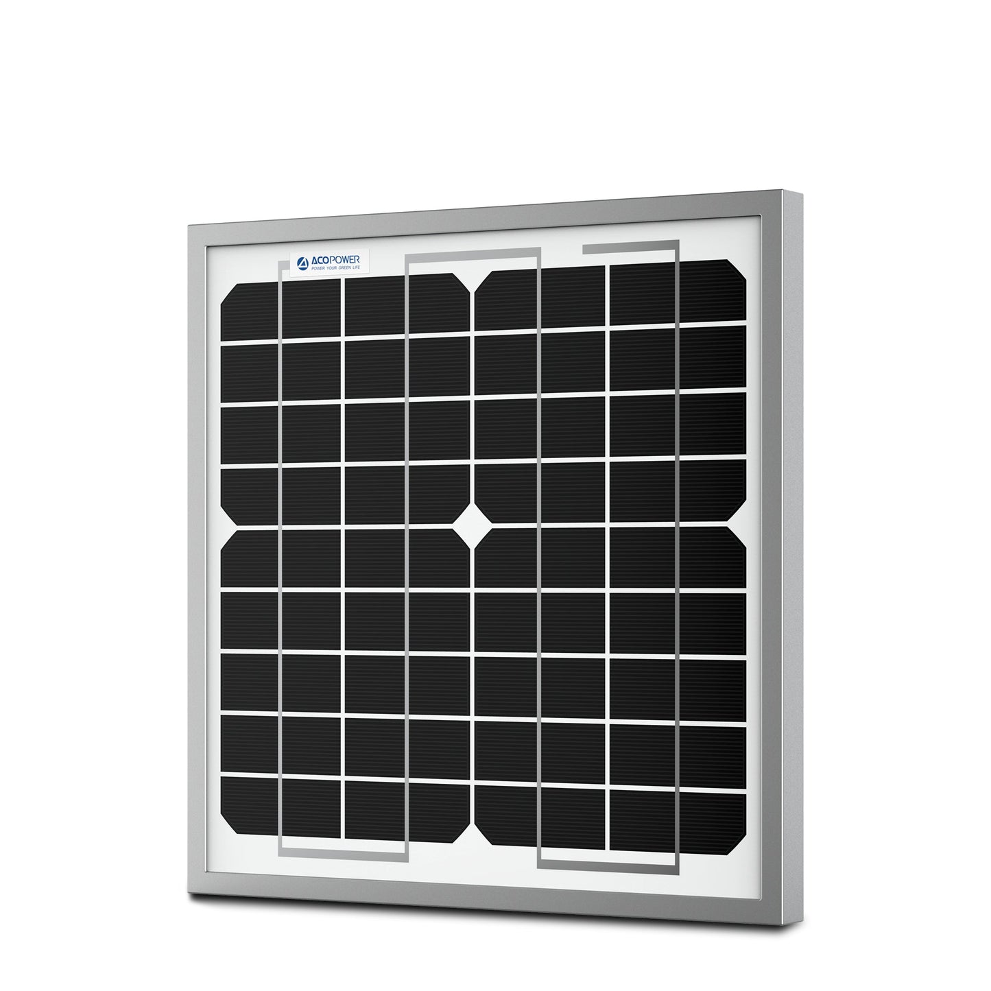 Pannello solare monocristallino da 10 Watt 12 Volt