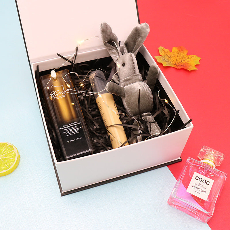 Gift box a conchiglia per cosmetici e rossetti