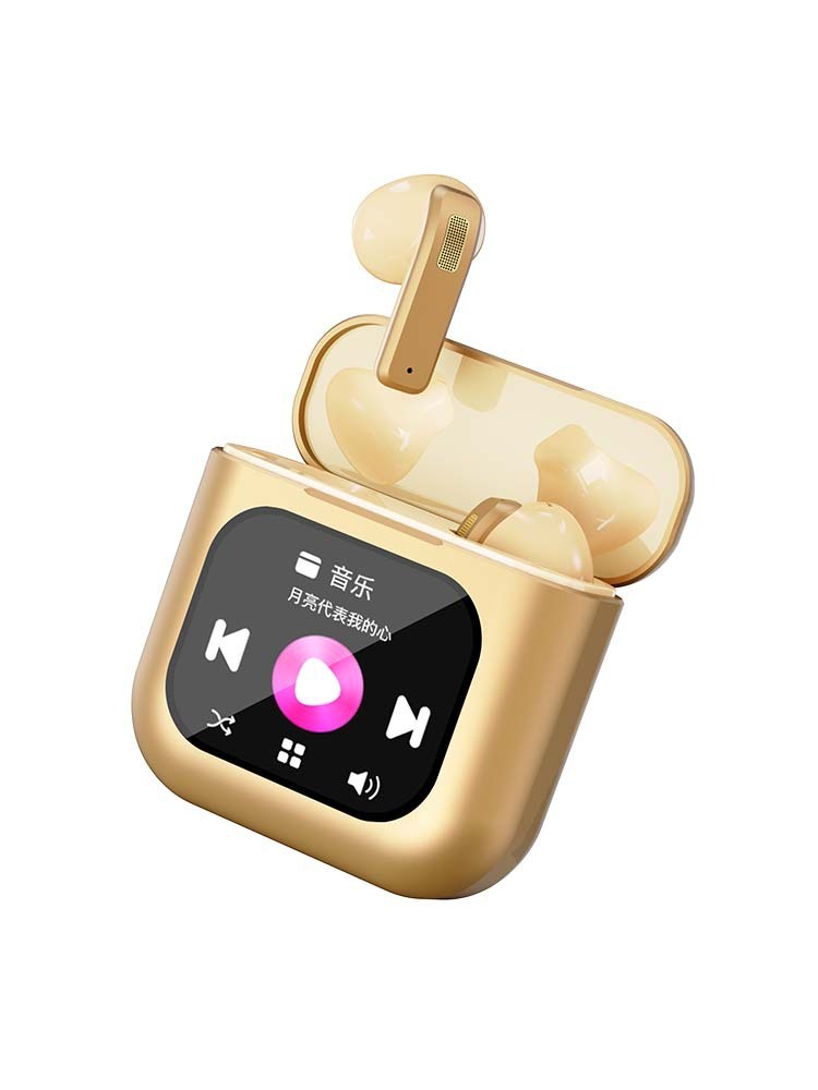 Cuffie Bluetooth con Display Digitale Suono Potente, Design Elegante