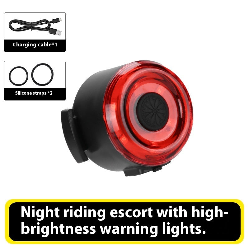 Luci di avvertimento rotonde per bici da montagna per guida notturna all'aperto