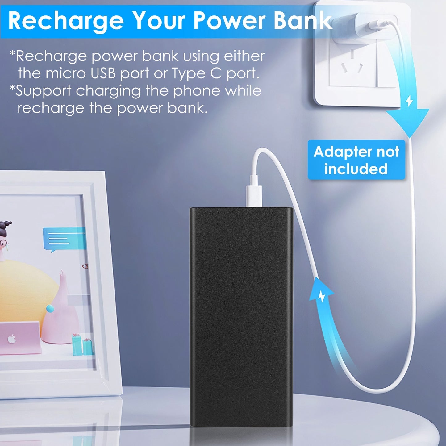 Power Bank da 20000 mAh