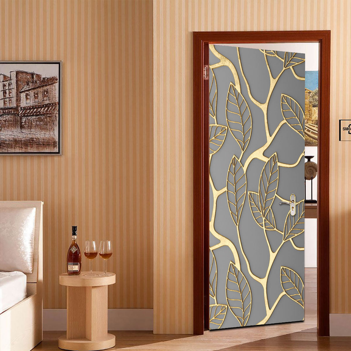 Adesivi per porte in 3D