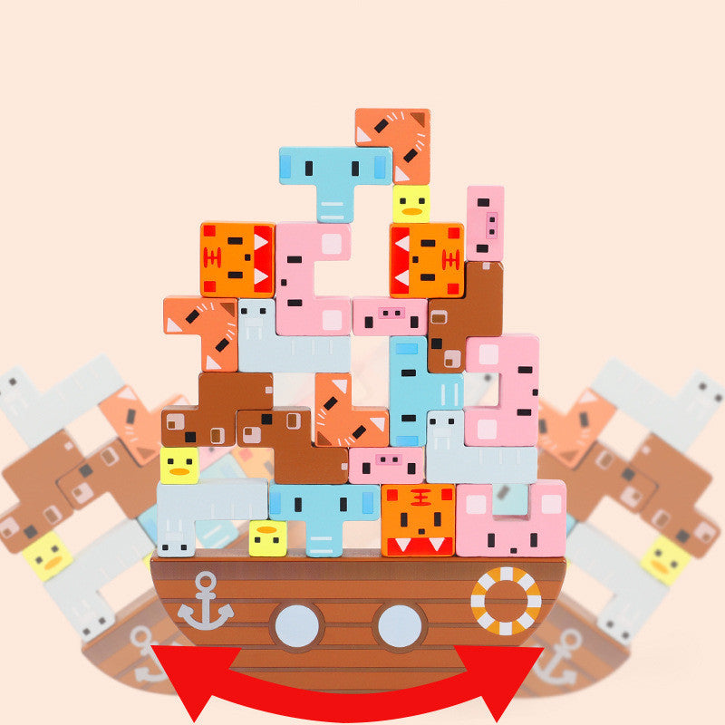 Mattoncini di legno alla moda Giocattoli educativi professionali