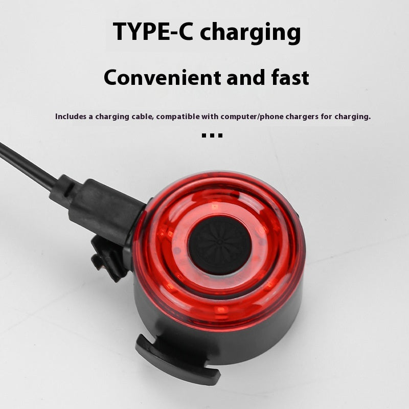 Luci di avvertimento rotonde per bici da montagna per guida notturna all'aperto