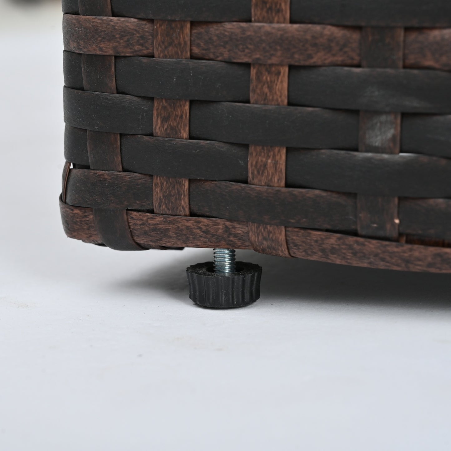 Divano da Esterno 4 Posti in Rattan Sintetico Elegante, Resistente e Impermeabile