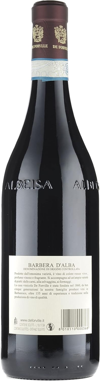 De Forville Barbera d'Alba Doc - Box of 6 x 750 ml