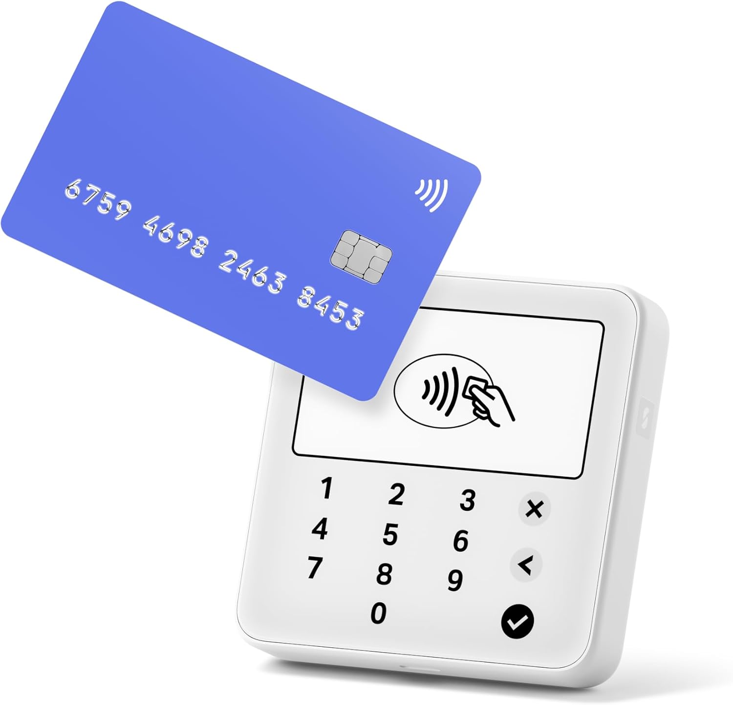 SUMUP Solo Lite POS Portable for Contactless Payments, Compatible with Smartphone, Tablet and Desktop, Bluetooth Connection, Accepts Cards and Digital Payments, White