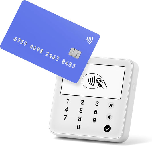 SUMUP Solo Lite POS Portable for Contactless Payments, Compatible with Smartphone, Tablet and Desktop, Bluetooth Connection, Accepts Cards and Digital Payments, White