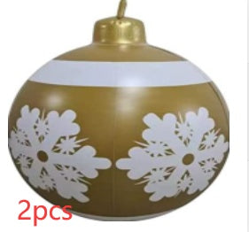 Palla di Natale gigante in PVC da 60 cm