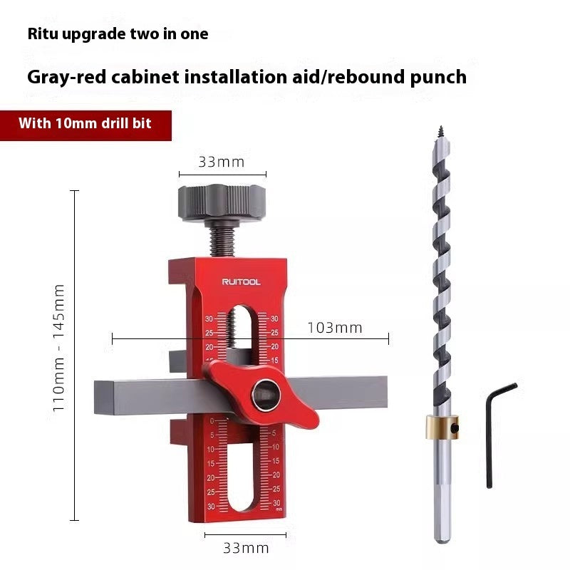 Ruitool Ausilio per l'installazione delle ante degli armadi in lega di alluminio