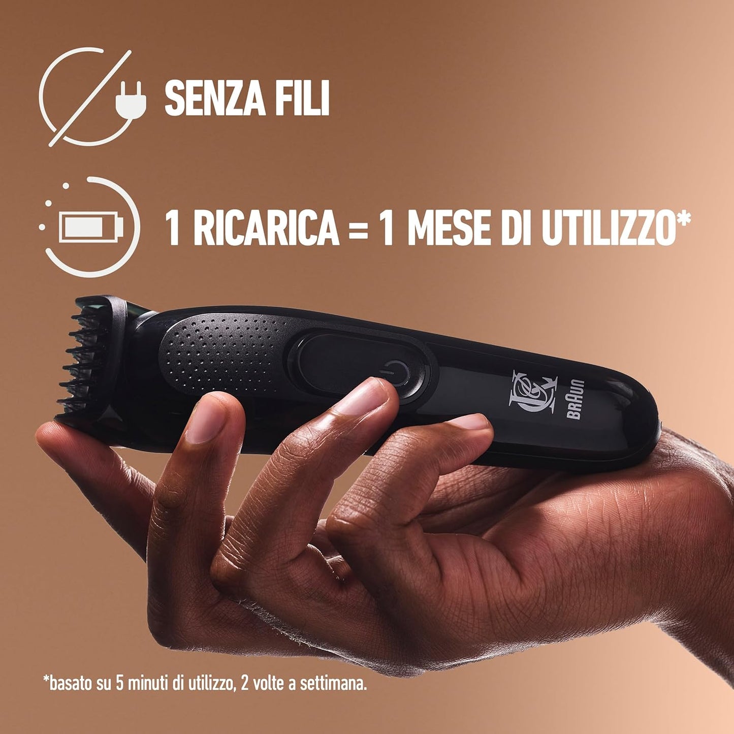 King C. Gillette Kit REGOLABARBA UOMO, 1 Testina, 3 Pettini Regolatori, 1 Spazzolina, 1 Caricatore, RASOIO BARBA ELETTRICO, Idea Regalo Uomo Kit professionale