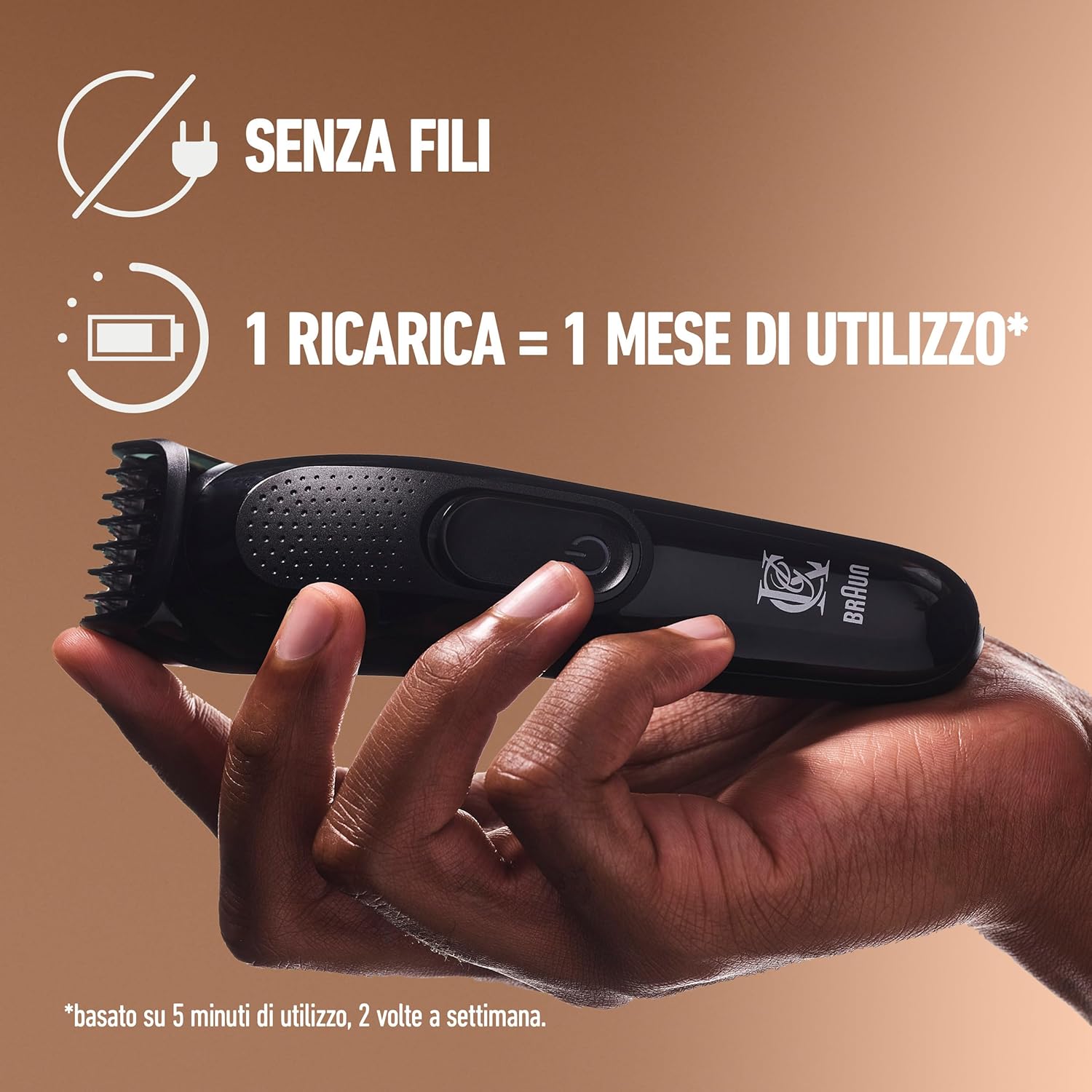 King C. Gillette Kit REGOLABARBA UOMO, 1 Testina, 3 Pettini Regolatori, 1 Spazzolina, 1 Caricatore, RASOIO BARBA ELETTRICO, Idea Regalo Uomo Kit professionale