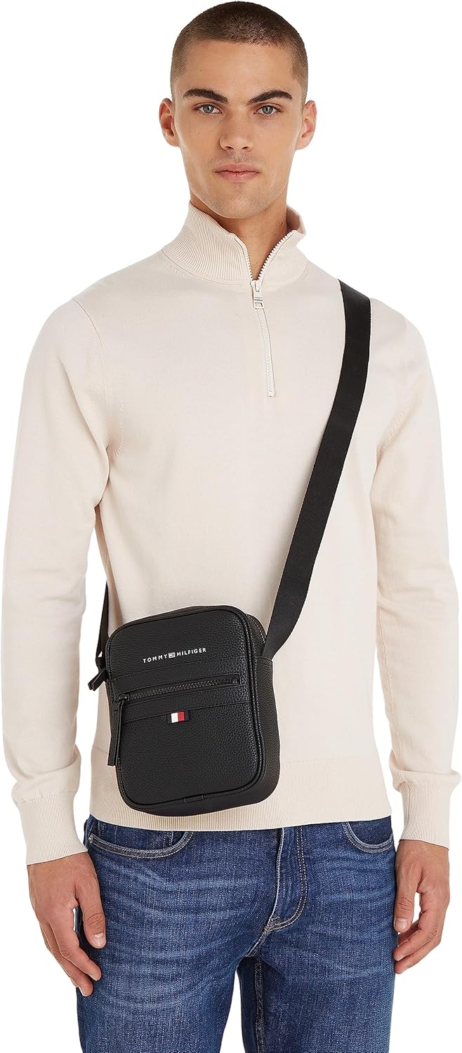 Tommy Hilfiger Essential PU Mini Reporter Small Men's Shoulder Bag