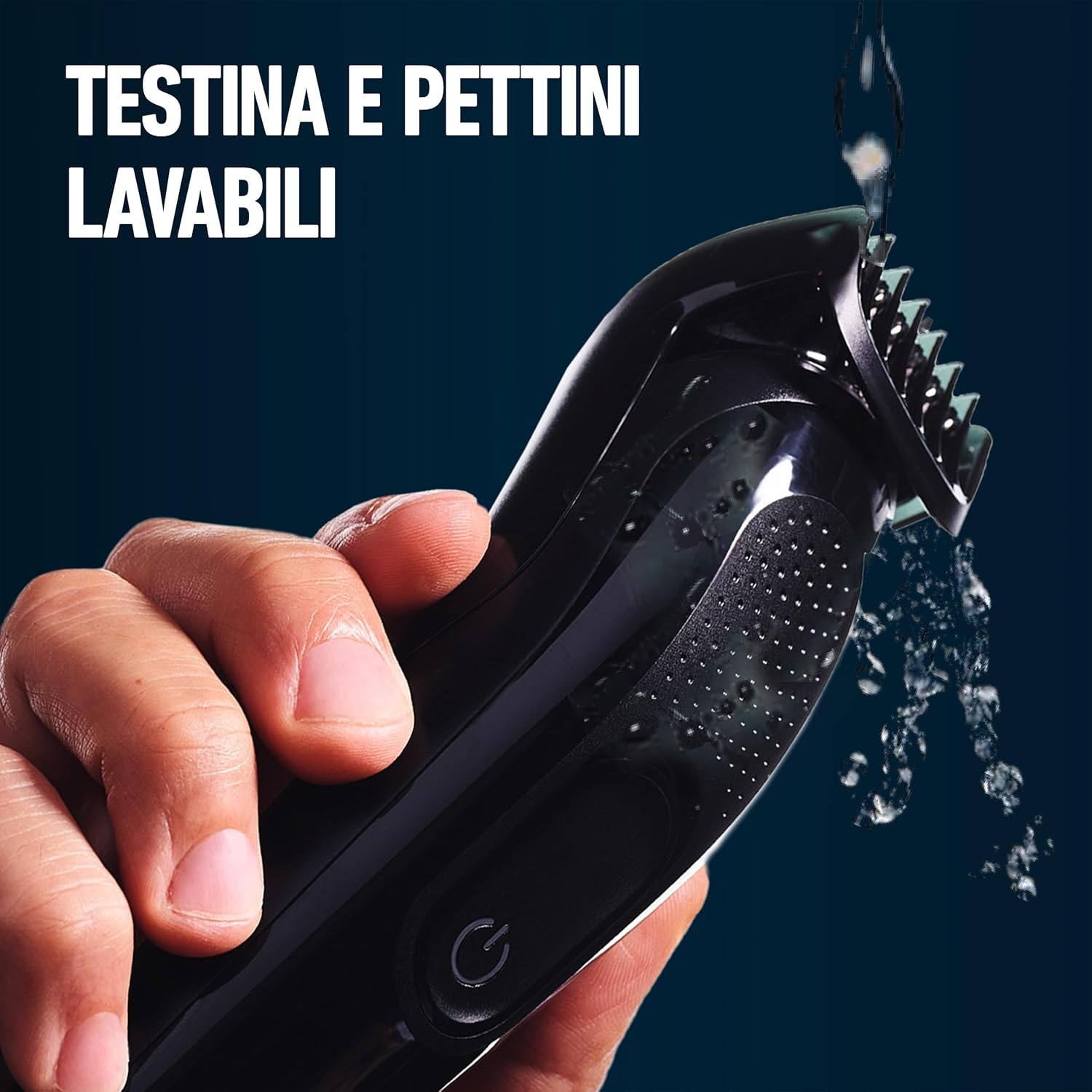 King C. Gillette Kit REGOLABARBA UOMO, 1 Testina, 3 Pettini Regolatori, 1 Spazzolina, 1 Caricatore, RASOIO BARBA ELETTRICO, Idea Regalo Uomo Kit professionale