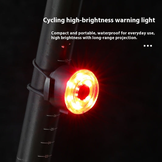 Luci di avvertimento rotonde per bici da montagna per guida notturna all'aperto
