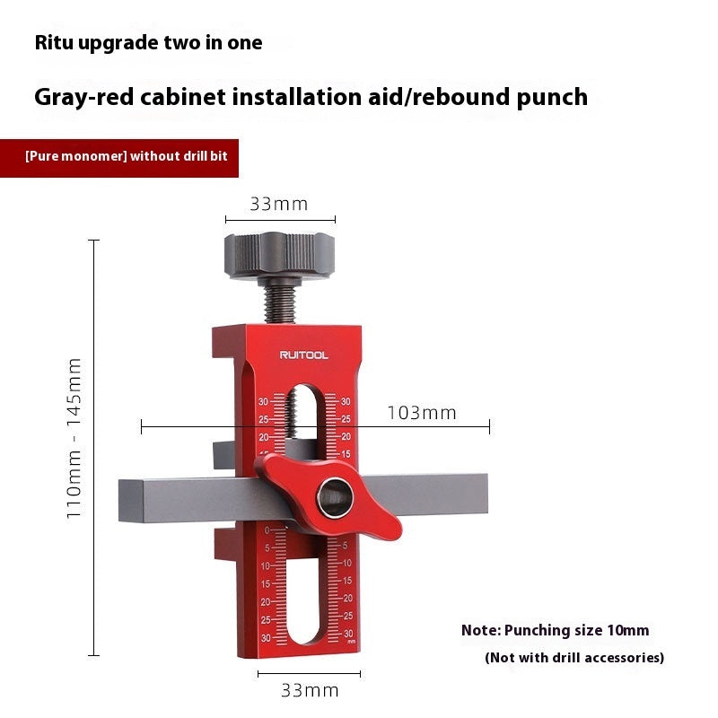 Ruitool Ausilio per l'installazione delle ante degli armadi in lega di alluminio