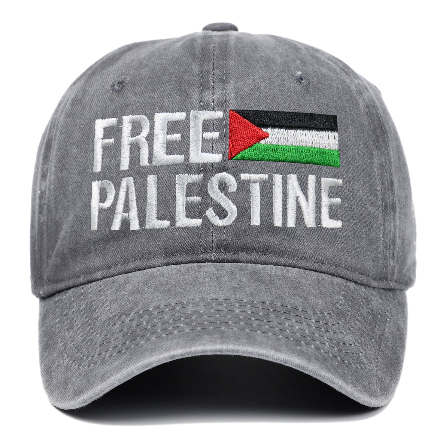 Cappellino da baseball ricamato, cappello da papà retrò free palestinese