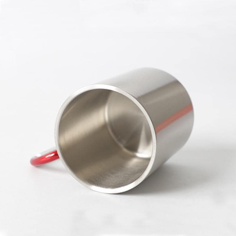 Tazza con moschettone a doppia parete in acciaio inossidabile da 10 once