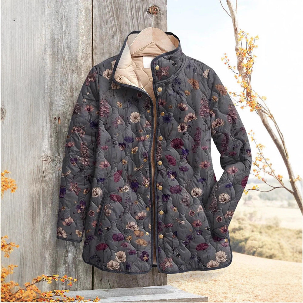 Nuovo maglione da donna con colletto rialzato, bottoni, autunno e inverno, in cotone sfumato