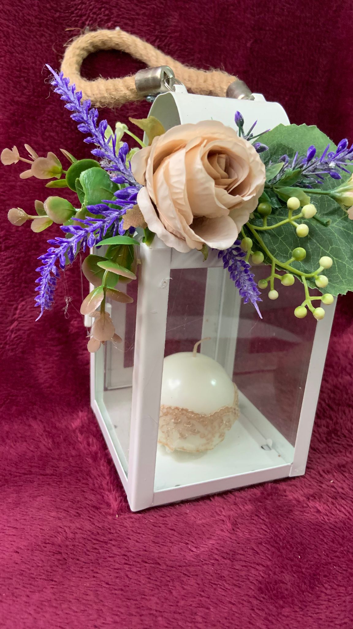 Lanterna Fiorita Fatta a Mano