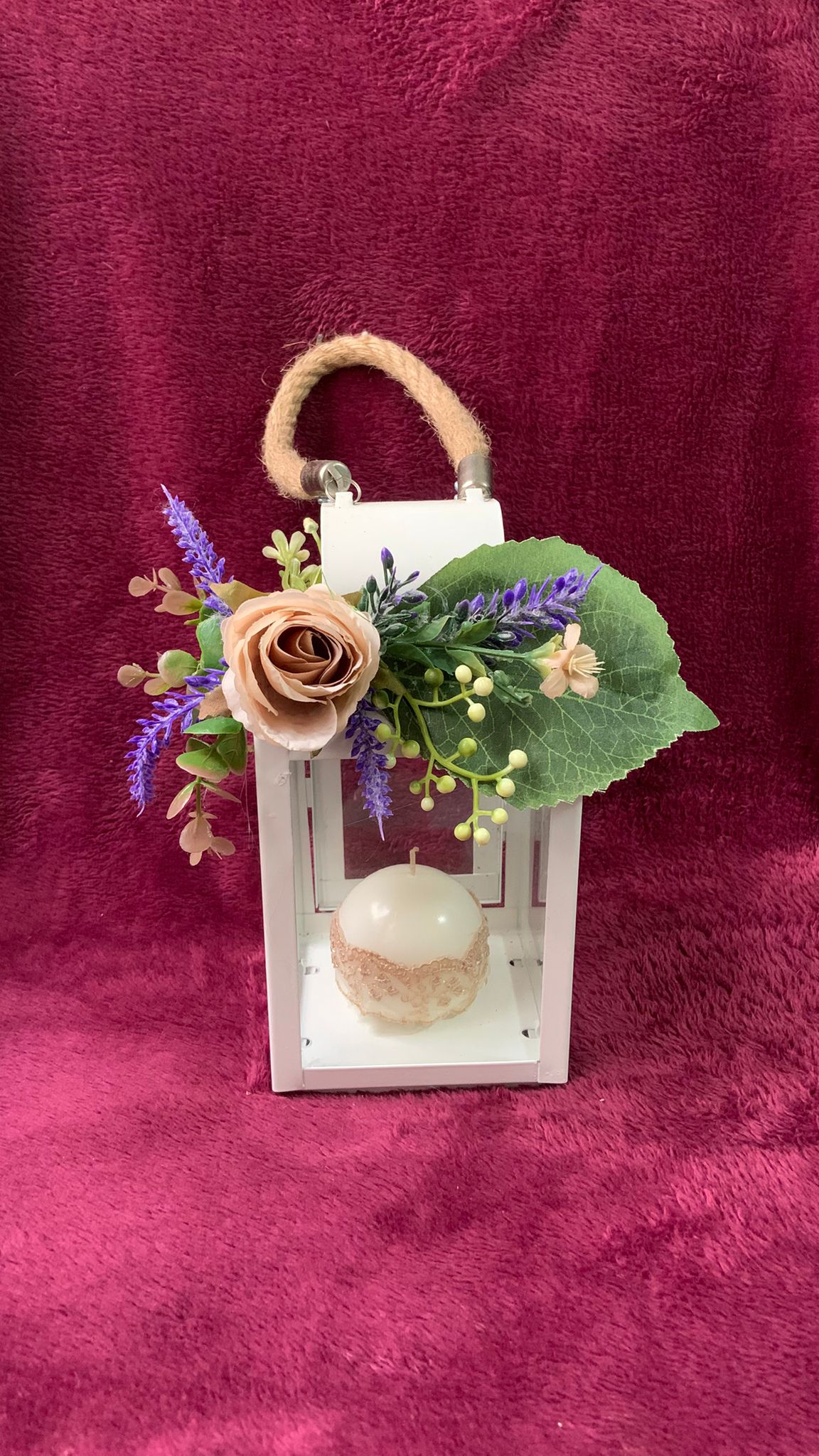 Lanterna Fiorita Fatta a Mano