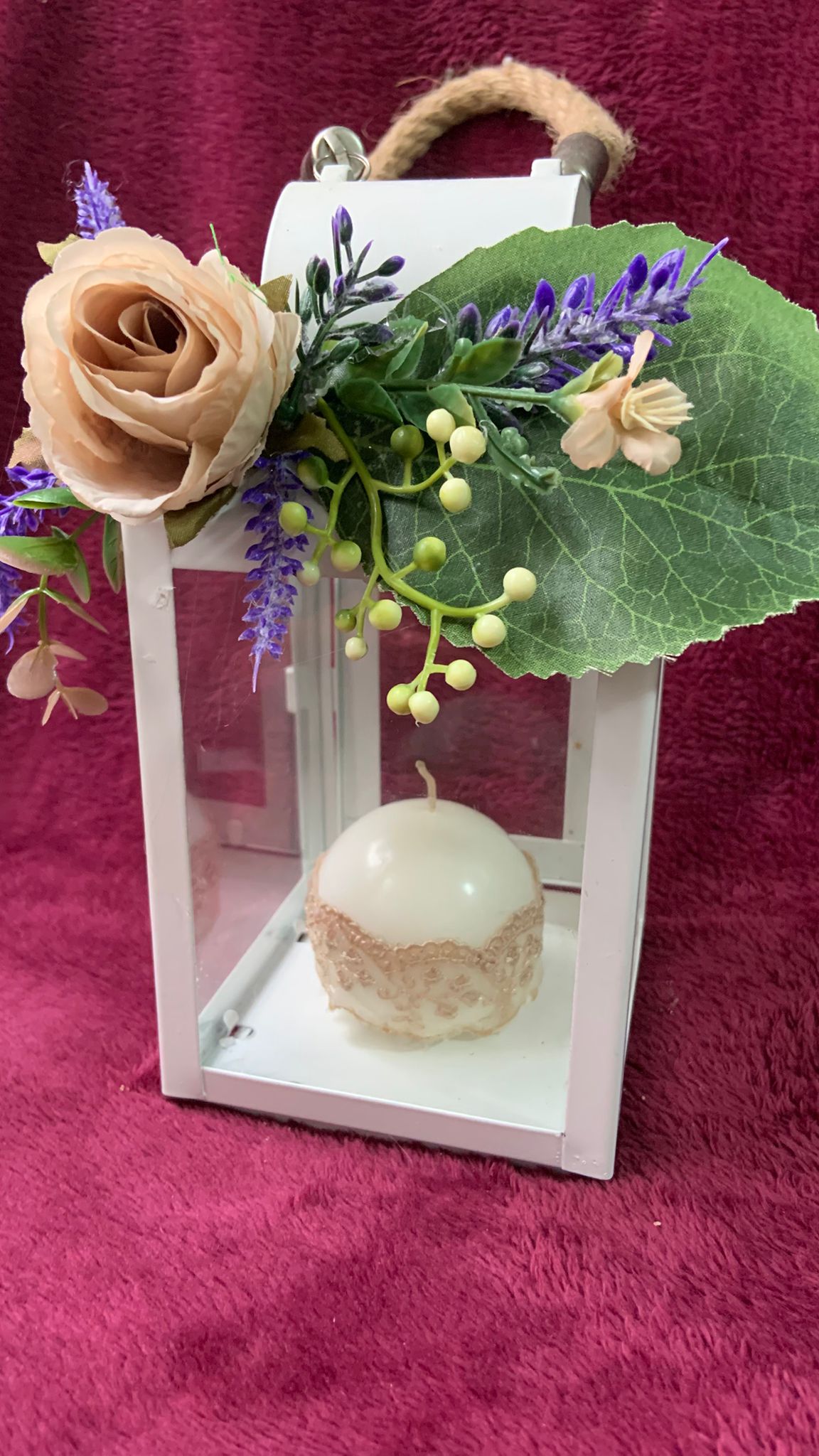 Lanterna Fiorita Fatta a Mano